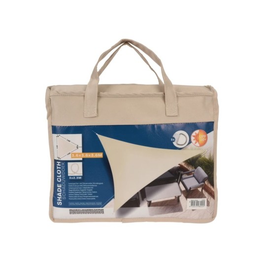 Toldo vela triangular impermeable de...