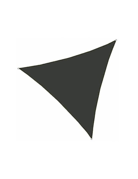 Toldo vela triangular impermeable 3,6 m gris