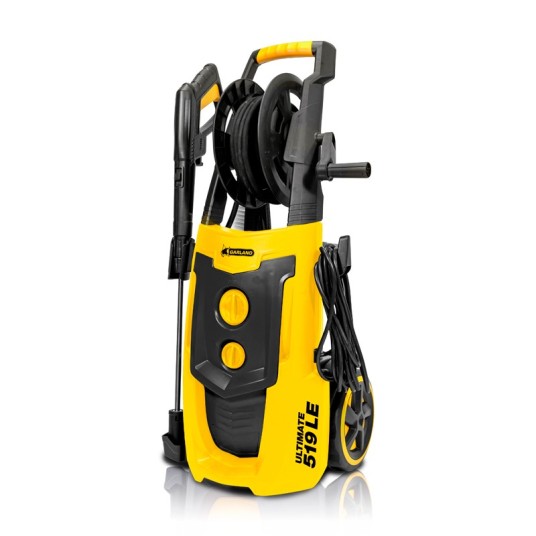 “Hidrolimpiadora Garland 2500W con motor de inducción y 195 bar de presión”