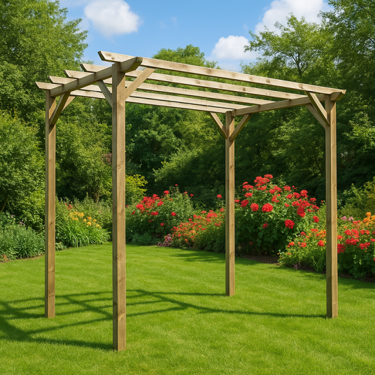Pérgola de Madera 3x3 m Patagonie