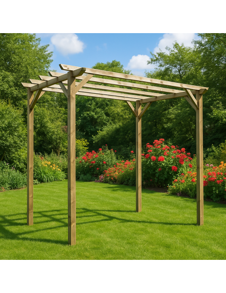 Pérgola de Madera 3x3 m Patagonie