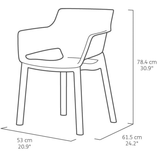 Silla de Diseño Moderno Elisa Mostaza