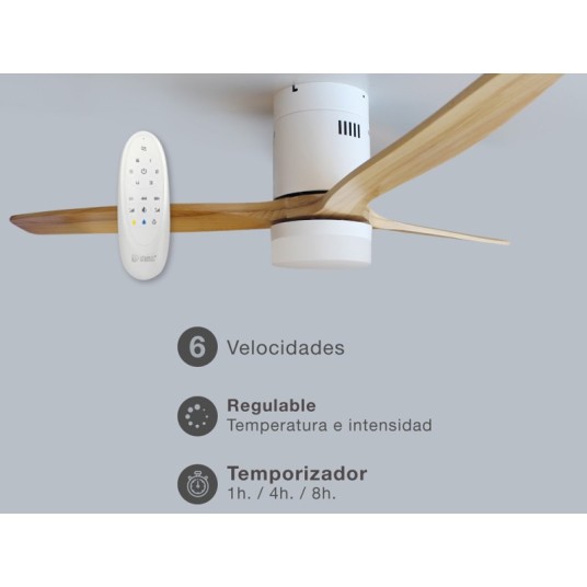 Ventilador de techo Kasama con aspas...
