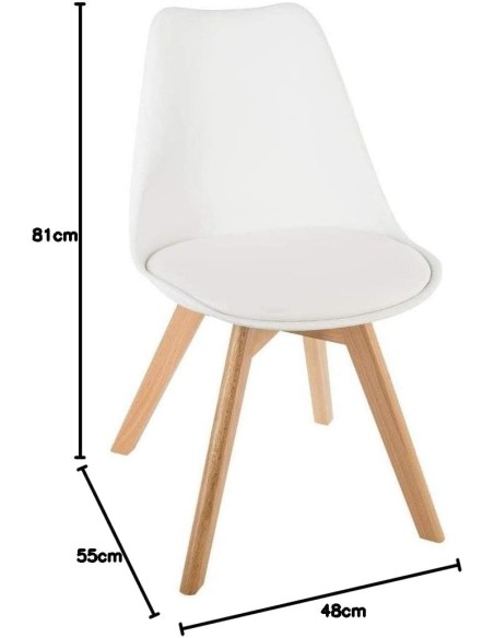 Silla de comedor Baya Atmosphera Negro