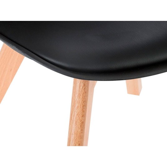 Silla de comedor Baya Atmosphera Negro