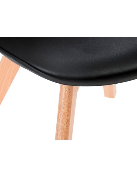 Silla de comedor Baya Atmosphera Negro