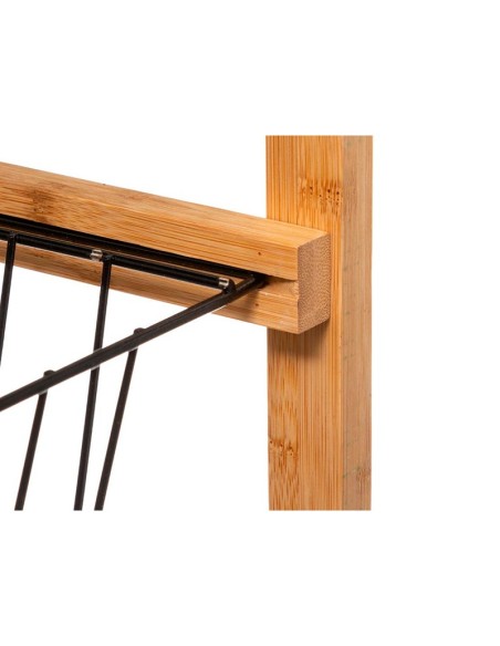 Carrito de Cocina con Ruedas de Bambú