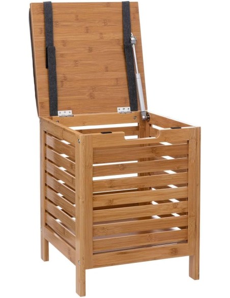 Taburete para baño bambú y MDF