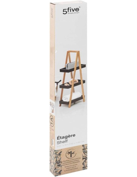 Estantería para Baño en Bambú Natural