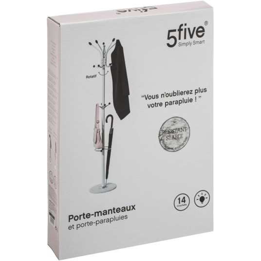 Perchero de Pie con Base de Mármol