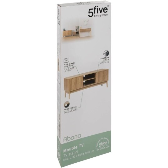 Mueble de TV con 2 puertas Abana