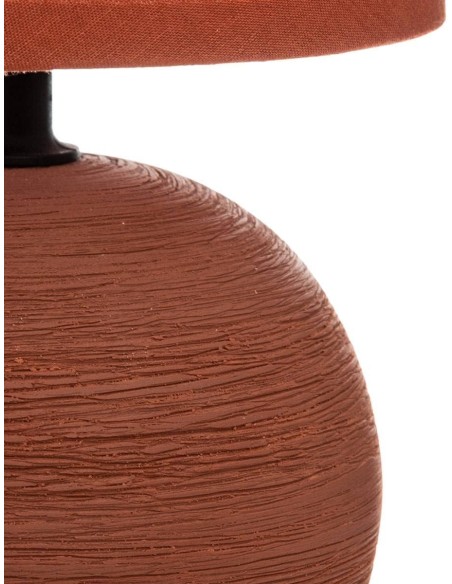 Lámpara bola cerámica Timeo Atmosphera terracota
