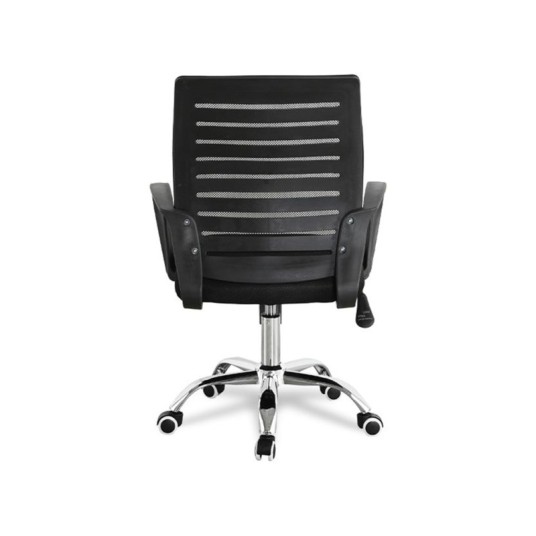 Silla de escritorio giratoria Emma negra