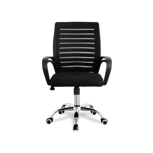 Silla de escritorio giratoria Emma negra