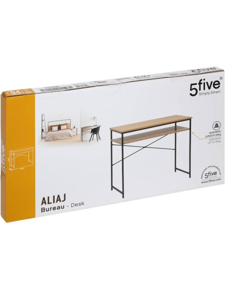 Escritorio Aliaj industrial con estante inferior