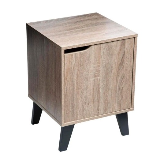 Mesita de noche Mix n'modul con patas madera moderna