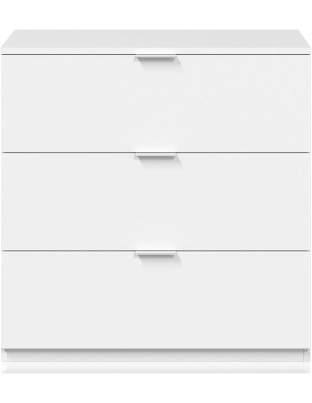 Cómoda 3 cajones blanco Soft – diseño clásico y funcional