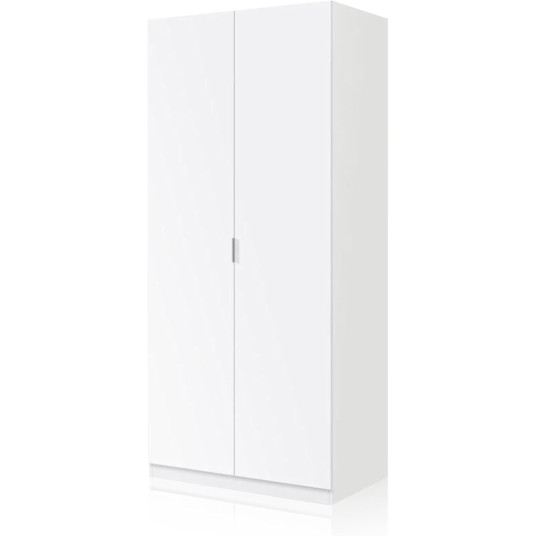 Armario 2 puertas low cost blanco