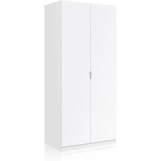 Armario 2 puertas low cost blanco