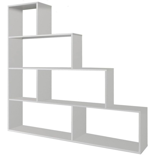 Estantería modular Mulk blanca brillo
