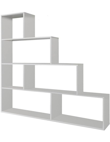 Estantería modular Mulk blanca brillo