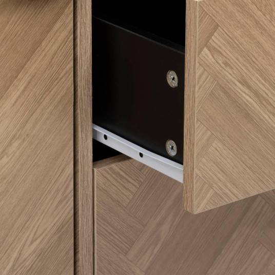 Aparador Chevron – 2 puertas y 3 cajones