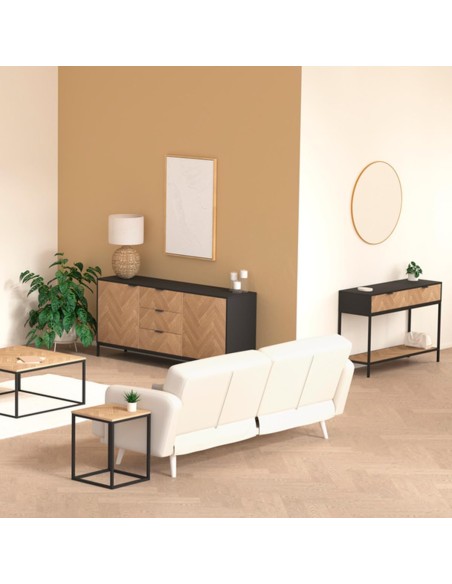 Aparador Chevron – 2 puertas y 3 cajones