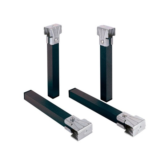 Pata de somier 275 mm acero gris oscuro