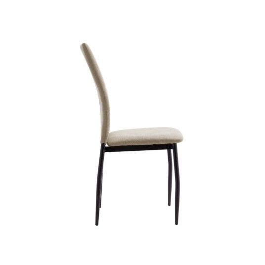Silla de comedor Roxana tapizada en...