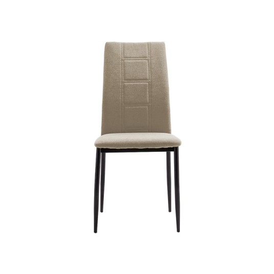 Silla de comedor Roxana tapizada en...