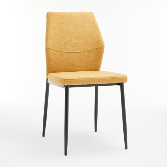 Silla de comedor Marina mostaza