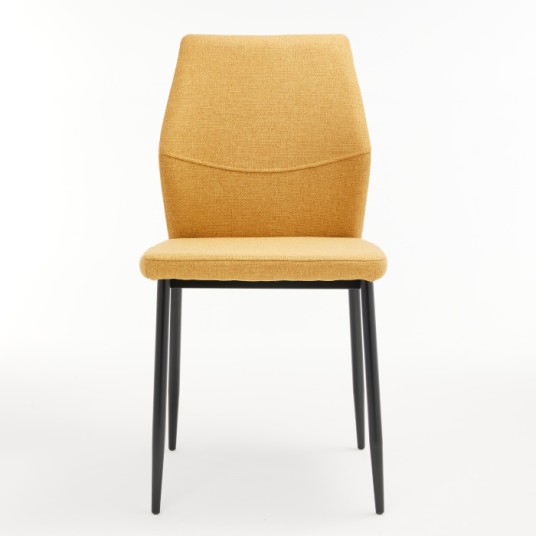 Silla de comedor Marina mostaza