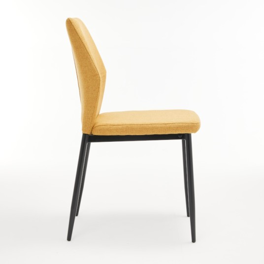 Silla de comedor Marina mostaza