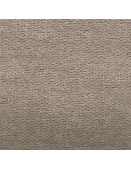 Silla de comedor Roxana tapizada en tela beige