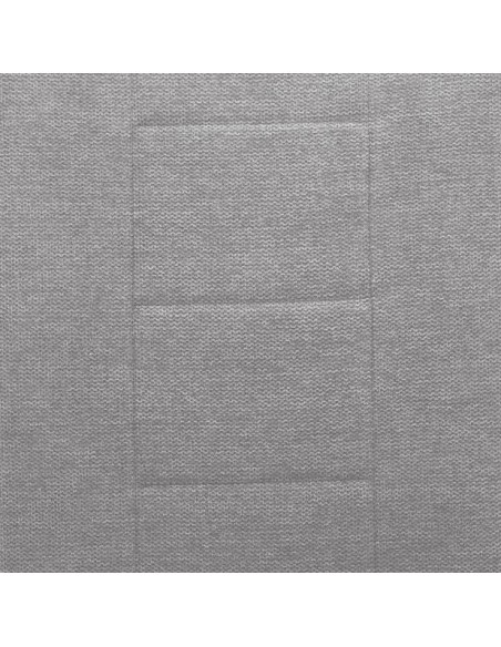 Silla de comedor Chiara tapizada en tela gris