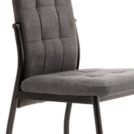 Silla de comedor Gris Oscuro