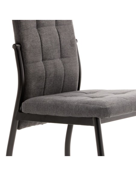 Silla de comedor Gris Oscuro