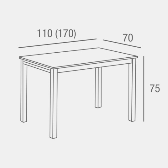 Mesa de Comedor de cristal Extensible...