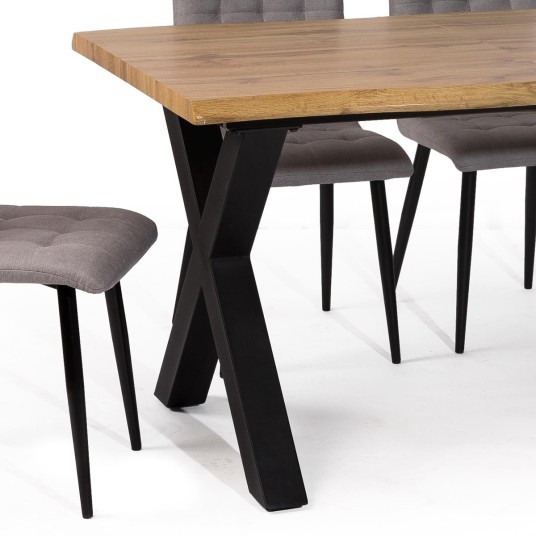 Mesa de comedor extensible Sabina