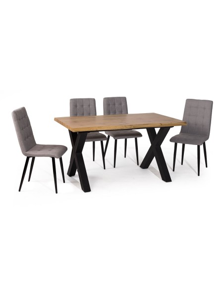 Mesa de comedor extensible Sabina
