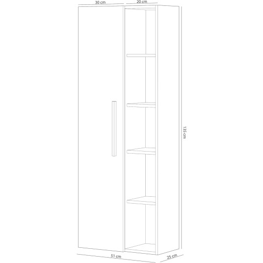 Columna de baño suspendida Athena