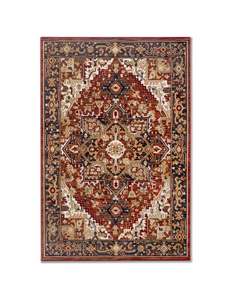 Alfombra ATLAS beige de alta densidad para salón