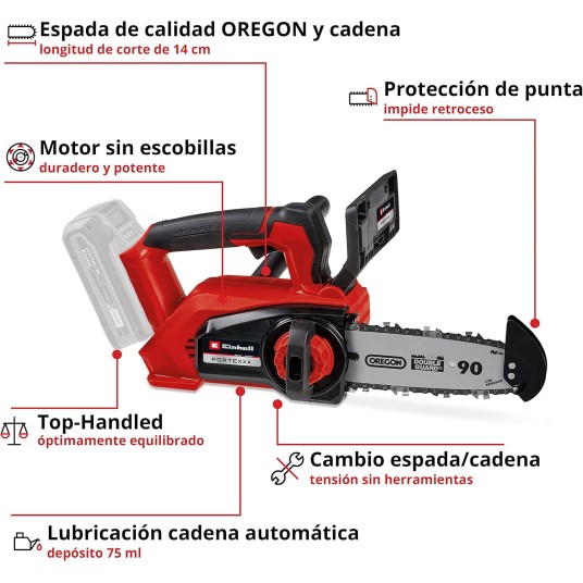 Motosierra a Una Mano FORTEXXA 18/20...