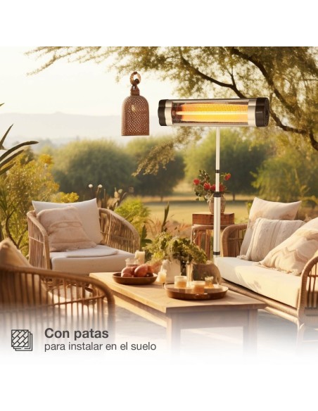 Estufa de pie exterior