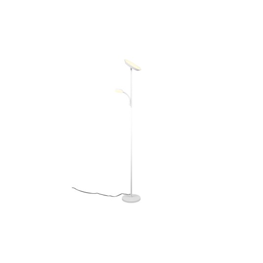 Lámpara de pie LED SPECTER blanca con...