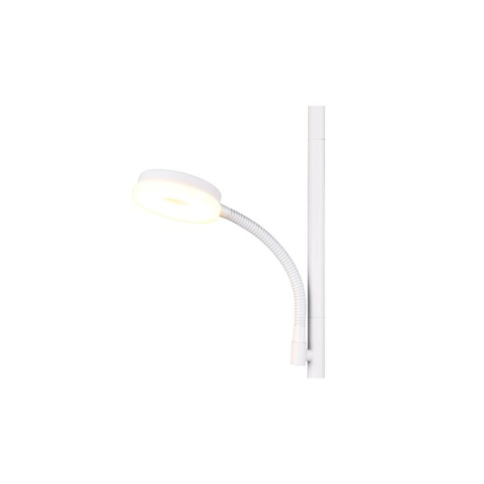 Lámpara de pie LED SPECTER blanca con...