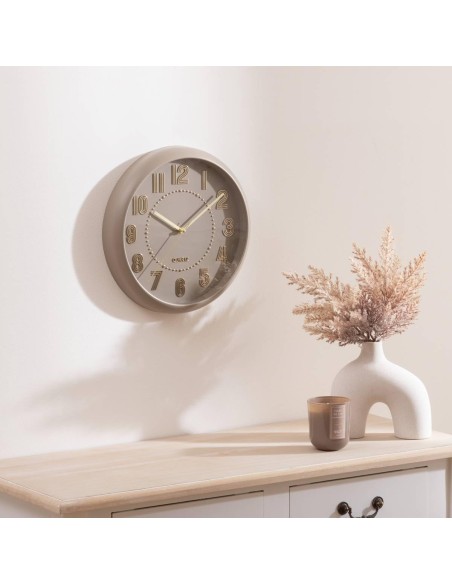 Reloj de pared Alizée Atmosphera Beige