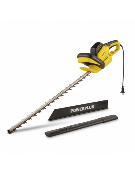 Cortasetos eléctrico Powerplus POWEG20072 de 750 W con hoja doble de 700 mm