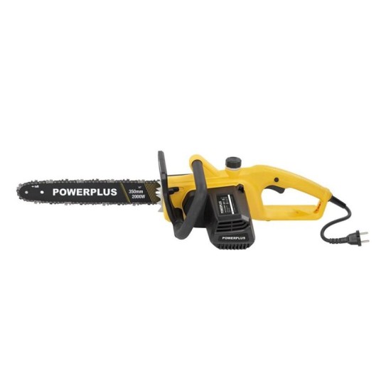 Motosierra eléctrica Powerplus POWEG10020 de 2000 W con espada de 350 mm
