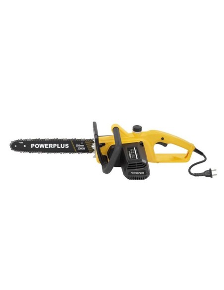 Motosierra eléctrica Powerplus POWEG10020 de 2000 W con espada de 350 mm
